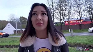 GERMAN SCOUT - CUTE GERMAN THAI TEEN KITTY SEDUCE TO FUCK AT REAL STREET CASTING