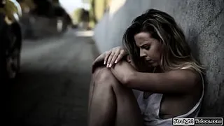 Homeless teen fucked rough by a rich man
