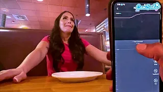 Public Cum Play w/ Interactive Toy @ Noon - Intense Female Orgasm