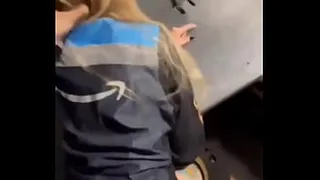Amazason woman gets fucked at work