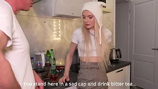 PASSIONATE SEX WITH STEPDADDY. Stepdaughter Isn't Turned On By Boyfriend. Daddy Will Fuck Her Better!