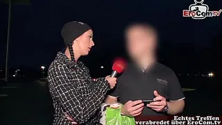 german street casting - girl ask guy for sex