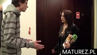 Polish milf - hot MILF and her young admirer