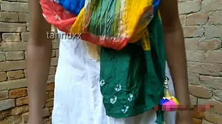 Outdoor teen girl Puja Gupta fucking
