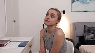 Stepfather punishes daughter who really doesn't want to study