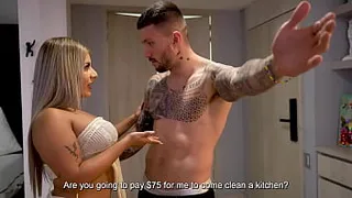 18 year old Colombian step-sister fucks her step brother's cuckold while her parents are away! Naty Delgado & Rauls Bud