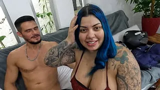 Cheeky Bunny gets ready to do her first anal