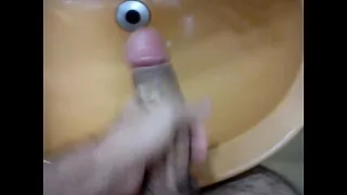 jack off in the sink