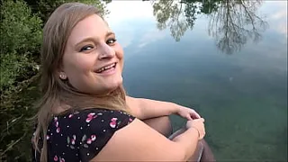 Spontaneous outdoor quickie at the lake! WAS I RECOGNIZED?