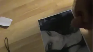 Cumming on a girls pic