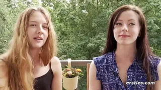 Ersties: 21-year-old German girl has her first lesbian experience