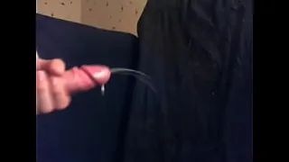 my end of handjob with nice cumshot