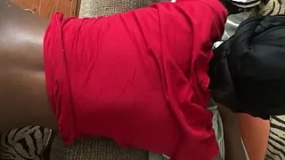 Creampie shawty while on phone with her boyfriend