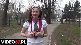 Polish porn - Fucking a in forest clearing
