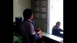 quick blowjob behind the counter