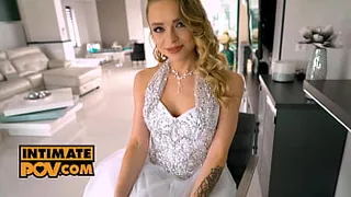 POV - Fucking your new bride Alexa Flexy in her wet pink pussy