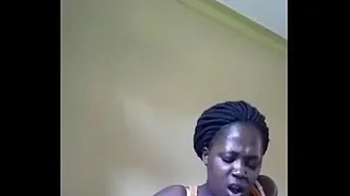 Solo ebony girl squirts