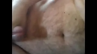 My wife phones me while she sucks cock, so i wank.