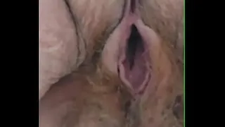 Grandma without panties under dress