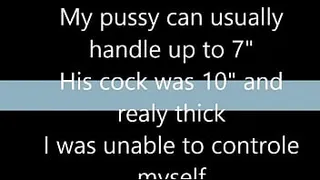 18 year old Emma has a screaming orgasm on 10 inch cock