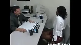 Innocent student gets a dick drilled in her tight slit