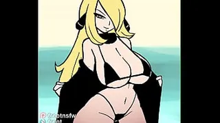 Cynthia's reward (Pokemon hentai)
