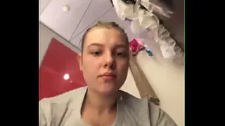 Oil on my Big Ass and Pussy fingering big clit (part 1)