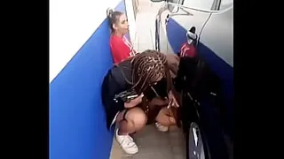 Spanish caught pissing