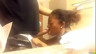 My coworker sucks me off during our break