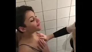 girls in bathroom bi