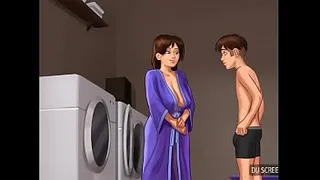 Summertime Saga step Mom and son fuck