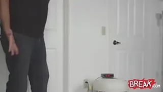 step Dad Catch Daughter Doing a Striptease On Webcam