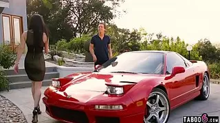 Car broken down but picked up by an evil mature MILF