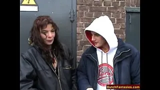 Old Dutch Whore Fucks For Food