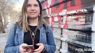 PutaLocura - Torbe seduces horny Latina Ana Bad on the street and fucks her