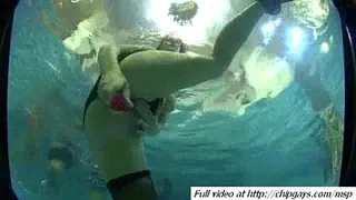 Sexy honey women in water
