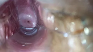 Pulsating orgasm inside pussy