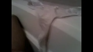 handjob with my step aunt's thong