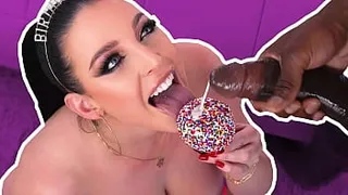 Inked Brunette Demon Flor Getting Her Pussy Drilled By Maximo Garcia