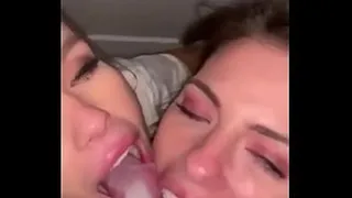 Megan Rain & Adriana Chechik Share Cum