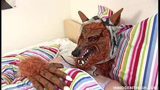 Masturbation and gloryhole blowjob
