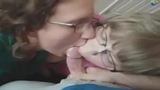 and her friend blowjob and cum in mouth