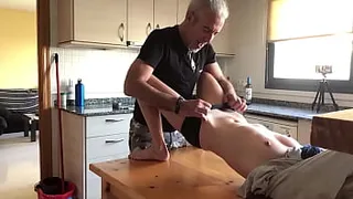 This young girl very carefully jerks my dick to make him cum - RedHot Fox
