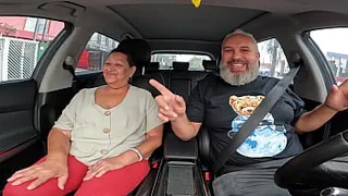 A great-grandmother in Ted's ride at 71, naked in the car, tells her life - Dora Rodrigues