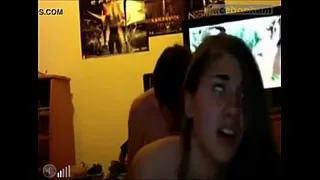 girl rolls her eyes