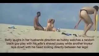 Hotwife teases bull and cuck husband