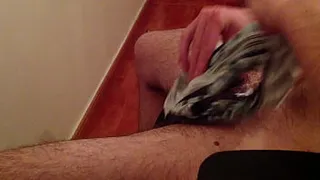 Panty rubbing and jerking