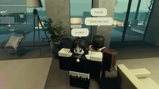 [ROBLOX CONDO] - The delivery guy came to give me my pizza, but since I didn't have any money I let him destroy my ass.