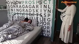 Stepmom Walks In On Step Daughter Having Sex and Joins In FFM Threesome