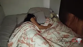 CCah I wake up my stepsister by licking her ass and tits